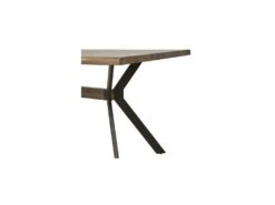 Table De Repas Rectangulaire 200 Cm Bois Naturel/Métal - CYRILLE -Deco.fr Soldes Boutique table a manger 17786311