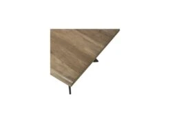 Table De Repas Rectangulaire 200 Cm Bois Naturel/Métal - CYRILLE -Deco.fr Soldes Boutique table a manger 17786313