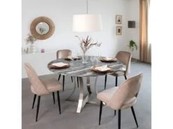 Table à Manger Ronde En Marbre Raphaël 6 Table à Manger Ronde En Marbre Raphaël -Deco.fr Soldes Boutique table a manger 17816989