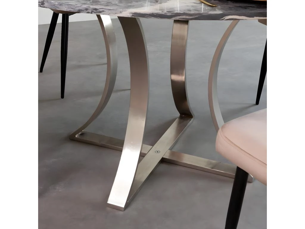 Table à Manger Ronde En Marbre Raphaël 3 Table à Manger Ronde En Marbre Raphaël – Image 3