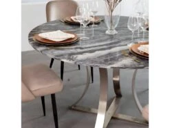 Table à Manger Ronde En Marbre Raphaël 9 Table à Manger Ronde En Marbre Raphaël -Deco.fr Soldes Boutique table a manger 17816995