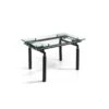 Table De Repas Extensible Verre/Noir Mat - POKENO -Deco.fr Soldes Boutique table a manger 17998987
