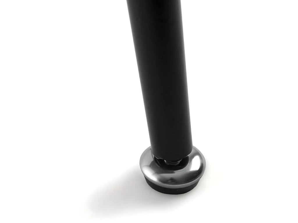 Table De Salle à Manger Iulia, 75 X 80 X 80 Cm, Bois, PVC Et Métal, Marron Et Noir 5 Table De Salle à Manger Iulia, 75 X 80 X 80 Cm, Bois, PVC Et Métal, Marron Et Noir – Image 5