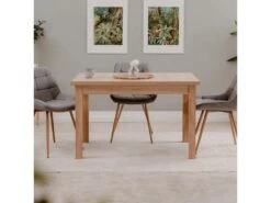 Table à Manger Extensible 120/200 Cm Longford - Naturel 9 Table à Manger Extensible 120/200 Cm Longford - Naturel -Deco.fr Soldes Boutique table a manger 18397379