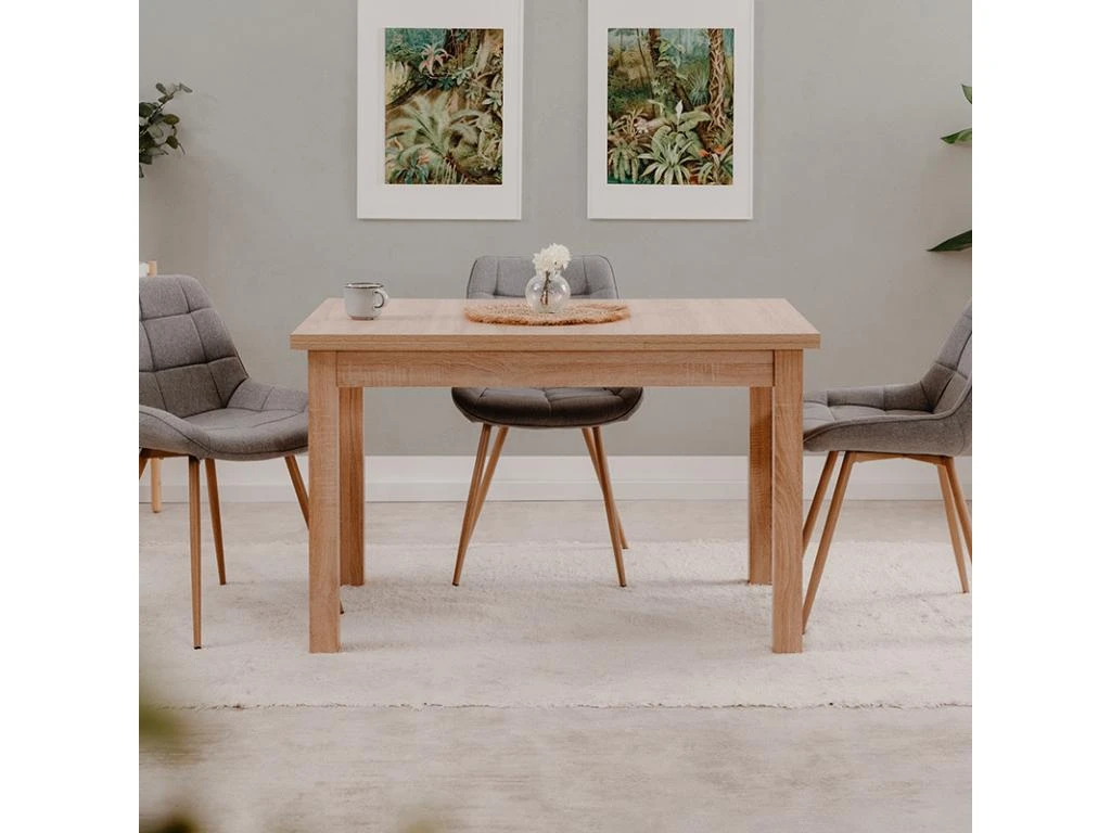 Table à Manger Extensible 120/200 Cm Longford - Naturel 5 Table à Manger Extensible 120/200 Cm Longford - Naturel – Image 5