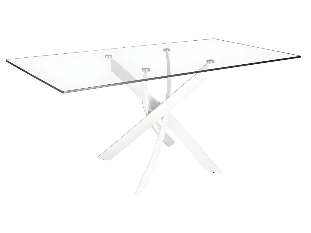 Table De Salle à Manger Rectangulaire En Verre 1138 ANGEL CERDA 2 Table De Salle à Manger Rectangulaire En Verre 1138 ANGEL CERDA – Image 2