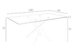 Table De Salle à Manger Rectangulaire En Verre 1138 ANGEL CERDA 14 Table De Salle à Manger Rectangulaire En Verre 1138 ANGEL CERDA -Deco.fr Soldes Boutique table a manger 18422825