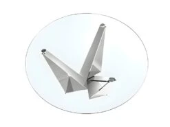 Table à Manger En Verre Et Acier Chromé 1042 ANGEL CERDA -Deco.fr Soldes Boutique table a manger 18423511