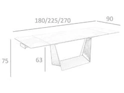 Table à Manger Extensible En Porcelaine 1014 ANGEL CERDA 13 Table à Manger Extensible En Porcelaine 1014 ANGEL CERDA -Deco.fr Soldes Boutique table a manger 18435793