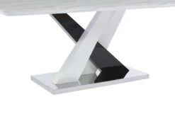 Table à Manger 8 Couverts En MDF Et Acier Inoxydable - Effet Marbre Blanc Et Noir - EVAELA 13 Table à Manger 8 Couverts En MDF Et Acier Inoxydable - Effet Marbre Blanc Et Noir - EVAELA -Deco.fr Soldes Boutique table a manger 18620473