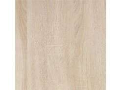 Table à Manger Ronde Fixe ZEN, 90x90x77cm, Jusqu'à 4 Personnes, Couleur Chêne, Pieds Métalliques Noir Laqué Mat -Deco.fr Soldes Boutique table a manger 18803331