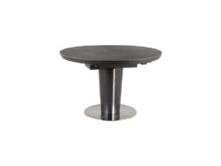 Table à Manger Extensible 120-160 X 120 X 76 Cm - Anthracite -Deco.fr Soldes Boutique table a manger 18831937
