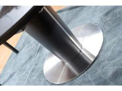 Table à Manger Extensible 120-160 X 120 X 76 Cm - Anthracite -Deco.fr Soldes Boutique table a manger 18831945