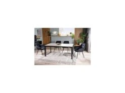 Table à Manger Extensible 120-180 X 80 X 76 Cm - Blanc