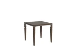 Table Extensible Portefeuille 90x90/180 Cm Impero Libra Noyer Cadre Gris -Deco.fr Soldes Boutique table a manger 18965601