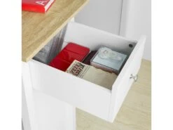 Table Haute De Bar Table De Cuisine Mange-debout– Blanc Lxlxh 120x55x90 Cm, Fwt64-wn -Deco.fr Soldes Boutique table a manger 19310933