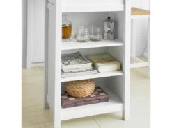 Table Haute De Bar Table De Cuisine Mange-debout– Blanc Lxlxh 120x55x90 Cm, Fwt64-wn -Deco.fr Soldes Boutique table a manger 19310935