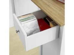 Table Haute De Bar Table De Cuisine Mange-debout– Blanc Lxlxh 120x55x90 Cm, Fwt64-wn -Deco.fr Soldes Boutique table a manger 19310937