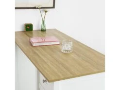 Table Haute De Bar Table De Cuisine Mange-debout– Blanc Lxlxh 120x55x90 Cm, Fwt64-wn -Deco.fr Soldes Boutique table a manger 19310939