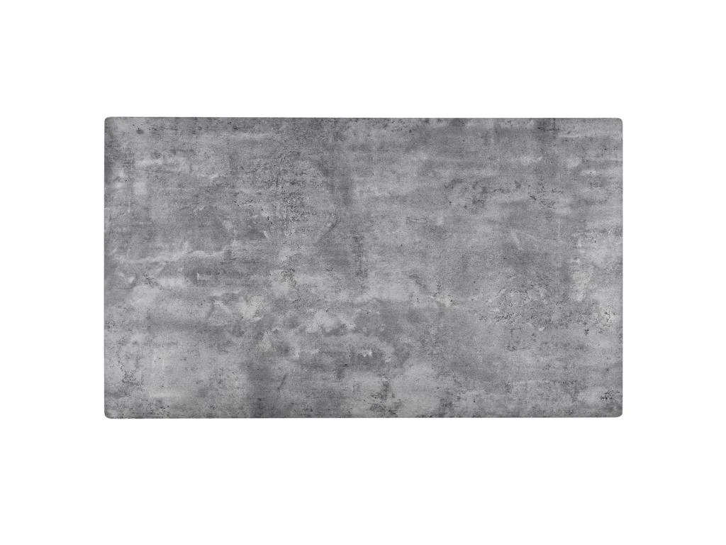 Table De Salle à Manger Cuisine Salon Pour 4 Personnes Plateau MDF 120 Cm Effet Béton Et Noir 03_0004272 4 Table De Salle à Manger Cuisine Salon Pour 4 Personnes Plateau MDF 120 Cm Effet Béton Et Noir 03_0004272 – Image 4