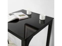 Table De Bar Carrée Table De Salle À Manger Plateau En Verre Pieds En Acier Robuste Noir, Ogt38-sch 11 Table De Bar Carrée Table De Salle À Manger Plateau En Verre Pieds En Acier Robuste Noir, Ogt38-sch -Deco.fr Soldes Boutique table a manger 19379317