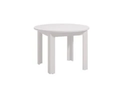 Table à Manger 4 Couverts - Blanc - YUVALA -Deco.fr Soldes Boutique table a manger 19462241