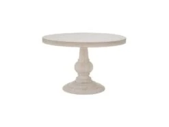 Table De Repas Ronde Bois Blanchi - KEYLI