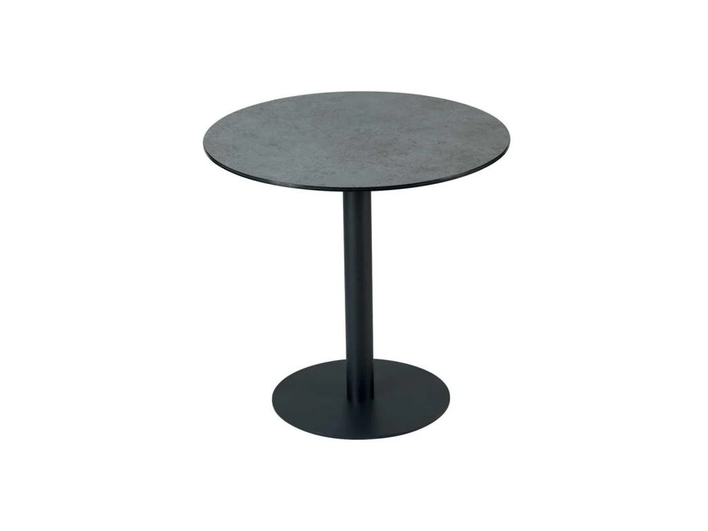 Table De Repas Ronde Anthracite Mat - ALINA 1 Table De Repas Ronde Anthracite Mat - ALINA