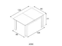 Table De Repas Extensible Chêne Clair - OXNARD - L 140/190 X L 90 X H 78 Cm 11 Table De Repas Extensible Chêne Clair - OXNARD - L 140/190 X L 90 X H 78 Cm -Deco.fr Soldes Boutique table a manger 19824645