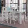 Table De Repas Rectangulaire Laqué Blanc - CRAC - L 160 X L 90 X H 77 Cm -Deco.fr Soldes Boutique table a manger 19824795