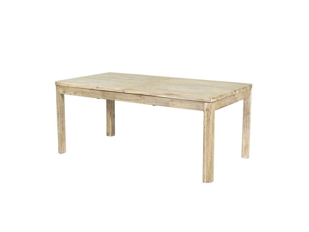 Table à Manger Rectangle En Bois Avec Allonges En Acacia Marin 3 Table à Manger Rectangle En Bois Avec Allonges En Acacia Marin – Image 3