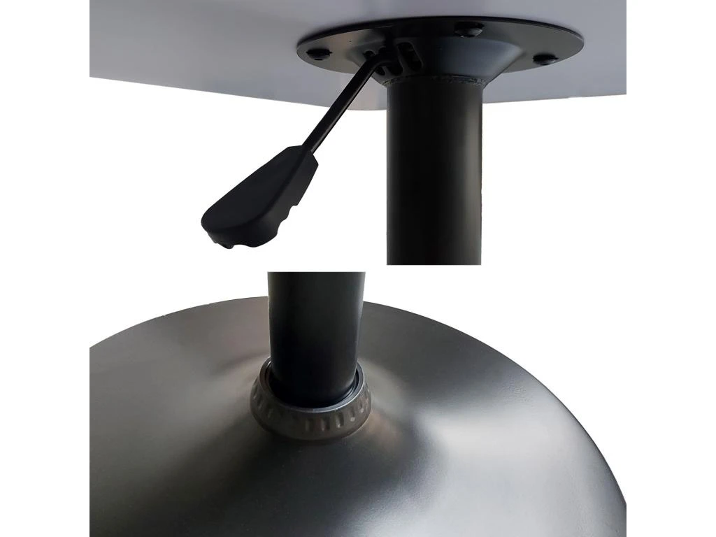 Table De Bar Carrée Noire LUKE - HAPPY GARDEN 3 Table De Bar Carrée Noire LUKE - HAPPY GARDEN – Image 3