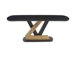 Table à Manger 8 Couverts En MDF - Noir Et Naturel Clair - BANEMIA 10 Table à Manger 8 Couverts En MDF - Noir Et Naturel Clair - BANEMIA -Deco.fr Soldes Boutique table a manger 20266043