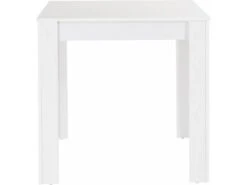 Table Lynn 80 Blanc -Deco.fr Soldes Boutique table a manger 21690235