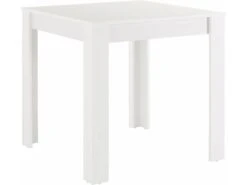 Table Lynn 80 Blanc -Deco.fr Soldes Boutique table a manger 21690245