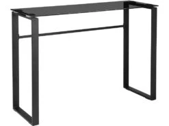 Table Console Otis Verre Noir -Deco.fr Soldes Boutique table a manger 21690477