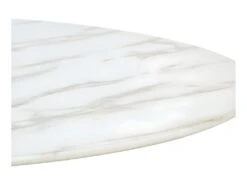 Table De Repas Ronde Blanc Marbré/Or 100 Cm - ARITIO -Deco.fr Soldes Boutique table a manger 21871353