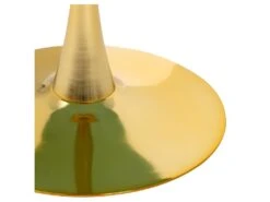 Table De Repas Ronde Blanc Marbré/Or 100 Cm - ARITIO -Deco.fr Soldes Boutique table a manger 21871357