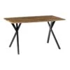 Table De Repas Rectangulaire Bois/Métal - GIDAN N°1
