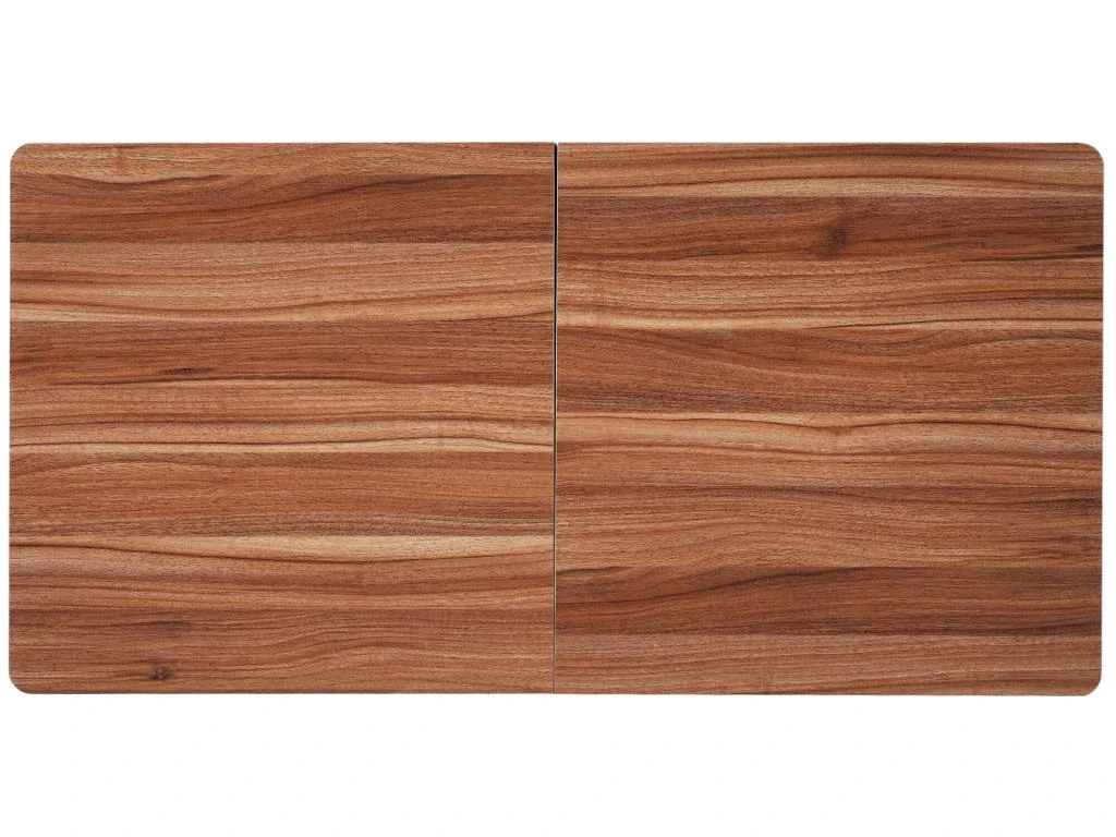 Table à Manger - Cadre En Acier - Style Industriel - Marron & Noir 7 Table à Manger - Cadre En Acier - Style Industriel - Marron & Noir – Image 7