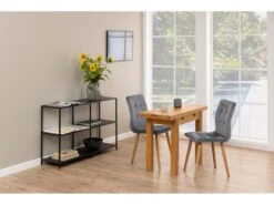 Alma Table De Salle à Manger Pliable, Huilée, Plaquée Chêne. -Deco.fr Soldes Boutique table a manger 22046609