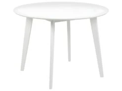 Roxby Table à Manger Ø105 Cm, Blanc.