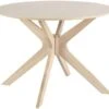 Duffy Table De Salle à Manger Ø105 Cm Plaqué Chêne, Pieds En Chêne Massif. -Deco.fr Soldes Boutique table a manger 22046821