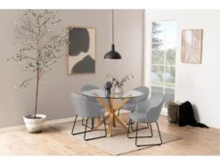 Helium Table De Salle à Manger En Verre. -Deco.fr Soldes Boutique table a manger 22047021