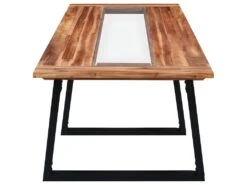 Table De Salle à Manger 180x90x75 Cm Bois D'acacia Et Verre 7 Table De Salle à Manger 180x90x75 Cm Bois D'acacia Et Verre -Deco.fr Soldes Boutique table a manger 22070915