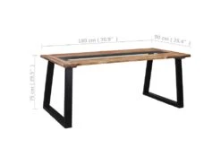 Table De Salle à Manger 180x90x75 Cm Bois D'acacia Et Verre 9 Table De Salle à Manger 180x90x75 Cm Bois D'acacia Et Verre -Deco.fr Soldes Boutique table a manger 22070919