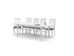 Venedig Table De Salle à Manger 95 X 180 Cm, Blanc. -Deco.fr Soldes Boutique table a manger 22086117