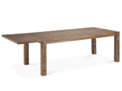 Alana Table De Salle à Manger 100x200 Cm, En Bois D'acacia Teinté Brun Avec Espace Pour 2 Extensions. -Deco.fr Soldes Boutique table a manger 22114819