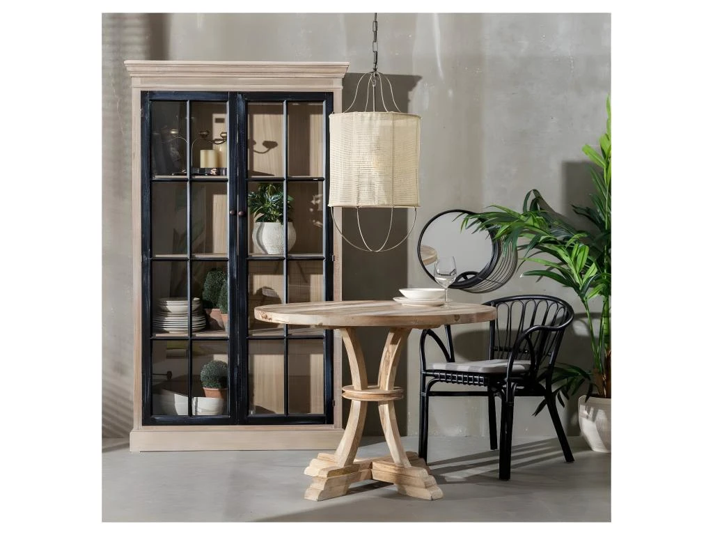 Table De Repas Ronde Bois Blanchi - ILIONA 2 Table De Repas Ronde Bois Blanchi - ILIONA – Image 2