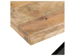 Table De Repas Rectangulaire 180 Cm Bois Brut/Noir - AMANDIA 8 Table De Repas Rectangulaire 180 Cm Bois Brut/Noir - AMANDIA -Deco.fr Soldes Boutique table a manger 22397237